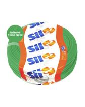 Fio Cabo Flexível 100 metros 750V 4 mm Verde Sil Fio Cabo Flexível 100 metros 750V 4 mm Verde Sil