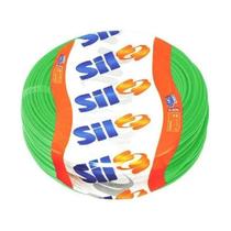 Fio Cabo Flexível 1mm Elétrico Rolo 100 Metros Verde Sil Fio Cabo Flexível 1mm Elétrico Rolo 100 Metros Verde Sil