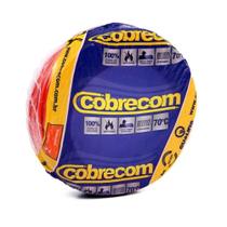 Fio Cabo Flexivel 2,5mm 50m Cobrecom Cor Vermelho