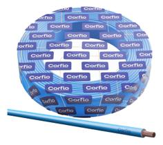 Fio Cabo Flexivel 2,5mm 750v 100 Metros Elétrico Corfio Azul