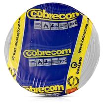 Fio Cabo Flexível 2,5mm Branco 100 Metros - Cobrecom