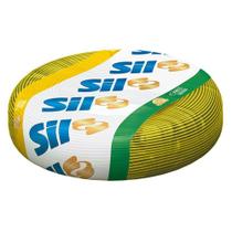 Fio Cabo Flexível 4,0mm Amarelo 100m - Sil
