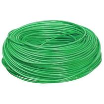 Fio Cabo Flexível 4Mm Verde - 100 Metros