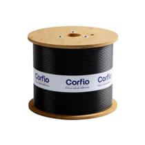 Fio Cabo Flexível 6mm Preto Em Bobina Com 600 Metros - Corfio