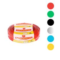 Fio Cabo Flexível Cobre Elétrico 1.5mx100m Energia Megatron Cor:Preto
