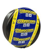 Fio Cabo Flexível Preto 2,5mm Rolo 100m 750v Cobrecom Fio Cabo Flexível Preto 2,5mm Rolo 100m 750v Cobrecom