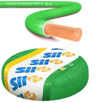 Fio Cabo Flexível Sil 1,5Mm 100 Metros Fio Elétrico Anti Chama Diversas Cores