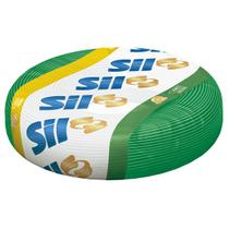 Fio Cabo Flexivel Sil 2,5mm 750V Rolo 100 Metros Verde