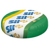 Fio Cabo Flexível SIL 4,0mm Verde Rolo 100 Metros - 322431 Fio Cabo Flexível SIL 4,0mm Verde Rolo 100 Metros - 322431