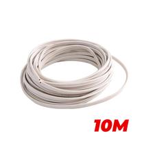 Fio Cabo Paralelo Flexível Branco 0,75mm / 10 Metros Fio Cabo Paralelo Flexível Branco 0,75mm / 10 Metros