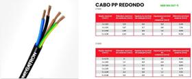 Fio Cabo PP 2x2,5mm 100m Megatron