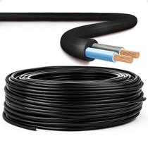 Fio Cabo Pp Flexível 2 Vias 2,50mm Extensão Rolo 50 Metros