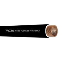 Fio Cabo Rígido 750v 10mm Preto - Rcm