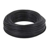 Fio Cabo Silicone Alta Temperatura 0,5mm 200 Preto 1 Metro
