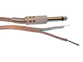 Fio Caixa Som 2x1,00mm P10 X Descascado P/ Borne Pressão 3M