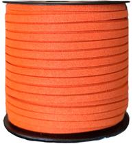 Fio Camurça - 4mm Cor:Laranja Cenoura - n26