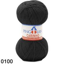 Fio carinho pingouin 40gr 0100 preto und