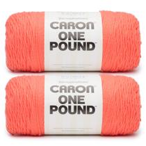 Fio Caron ONE POUND LIVING CORAL 100% acrílico, 812 jardas