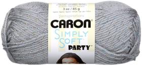 Fio Caron Simply Soft Party Prata Brilhante 85g (Pacote com 3) Fio Caron Simply Soft Party Prata Brilhante 85g (Pacote com 3)