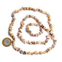 Fio Cascalho Ágata Natural Furado 90 cm Para Fazer Pulseira