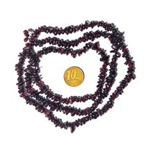 Fio Cascalho Granada Furado 90 cm Para Fazer Pulseira