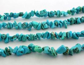 Fio Cascalho Turquesa Azul Furado 90 cm Para Fazer Pulseira de Bijuteria Artesanal Fio Cascalho Turquesa Azul Furado 90 cm Para Fazer Pulseira de Bijuteria Artesanal