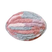 Fio Chenille Grosso Multicolorido 250g Para Tricô, Crochê, Cobertores, Almofadas, Cachecóis, Macio E