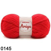 Fio circulo amiga -0145 vermelho chama 100 gr und ll