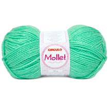 Fio Círculo Mollet 200m 100g Cor 5743 Neo Mint Fio Círculo Mollet 200m 100g Cor 5743 Neo Mint