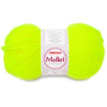 Fio Círculo Mollet 200m 100g Cor 780 Amarelo Neon Fio Círculo Mollet 200m 100g Cor 780 Amarelo Neon