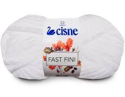 Fio Cisne Fast Fini 100g 120mts cor branca Fio Cisne Fast Fini 100g 120mts cor branca