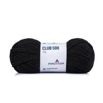 Fio Club 500 40g com 5 Unidades Pingouin - Preto