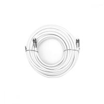 Fio Coaxial Rg 06 Com Conector Branco 67% 20M 3241