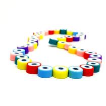 Fio Com 40 Olhos Gregos Coloridos Para Colares e Pulseiras
