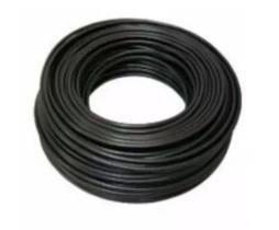 Fio com alma de aço preto um metro