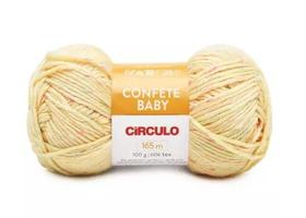 Fio Confete Baby Círculo 100g - Cor 1114 Amarelo Candy