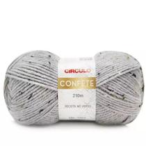 Fio Confete Círculo 210 Metros 100 Gramas Cor 8045 Perla