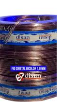 Fio Cordão Bicolor 1,0mm Som automotivo Cristal Disan 25mts Fio Cordão Bicolor 1,0mm Som automotivo Cristal Disan 25mts