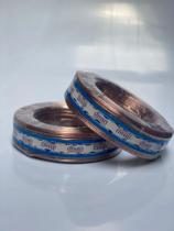 Fio cordão bicolor cristal 1,5mm Som automotivo Disan 100mts