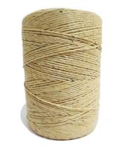 Fio Cordão De Sisal Natural Rolo 650mts Para Tag E Acab Fino