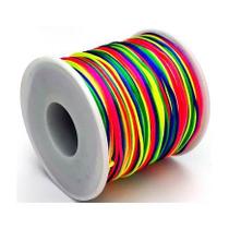 Fio Cordão Rabo de Rato Colorido Cetim Poliéster Trança Box Braids 100mt Fio Cordão Rabo de Rato Colorido Cetim Poliéster Trança Box Braids 100mt