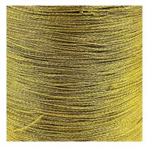 Fio Cordão Trançado 1mm 10 Metros Dourado Linha Metalizada