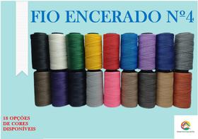 Fio Cordone Encerado Nº4 - kit 10 unidade 100g