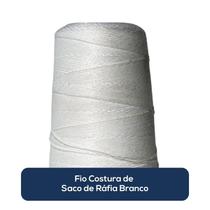 Fio Costura de Saco de Ráfia Branco Fio Costura de Saco de Ráfia Branco