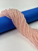 Fio Cristal 4Mm Vidro Facetado - Fio de Cristais Coloridos para Joias