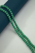 Fio Cristal 6mm Vidro Facetado - 40cm com 84 Cristais Coloridos