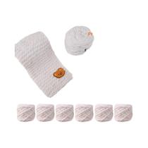 Fio De 6 Fios Para Tricô De Ursinhos De Pelúcia, Cachecóis E Joias Artesanais DIY - Fio Grosso Com