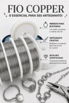 Fio de Aço Inox 0,20mm para Semi-Joias - 01 metro