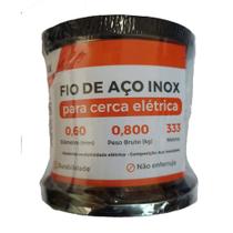 Fio de Aço Inox 0,60mm Para Cerca Elétrica - Bobina de 333 mts - Bufallo Inox