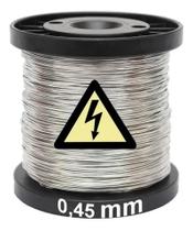 Fio de Aço Inox para Cerca Elétrica 0,45MM Fio de Aço Inox para Cerca Elétrica 0,45MM